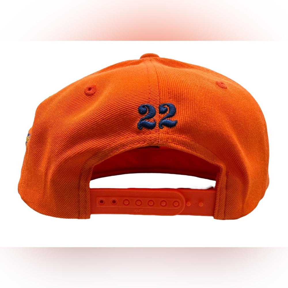 New Detroit Tigers Capn On Melrose Orange SnapBack Hat Flat Brim Cap Green UV - Picture 4 of 6